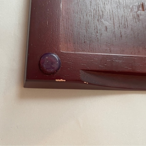 Jennifer Garant ‘Fat Chef’ Tile Trivet Wood Frame Decor - Picture 12 of 15